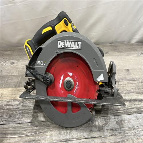 AS-IS DEWALT FLEXVOLT 60V MAX Cordless Brushless 7-1/4 in. Circular Saw with Brake (Tool Only)