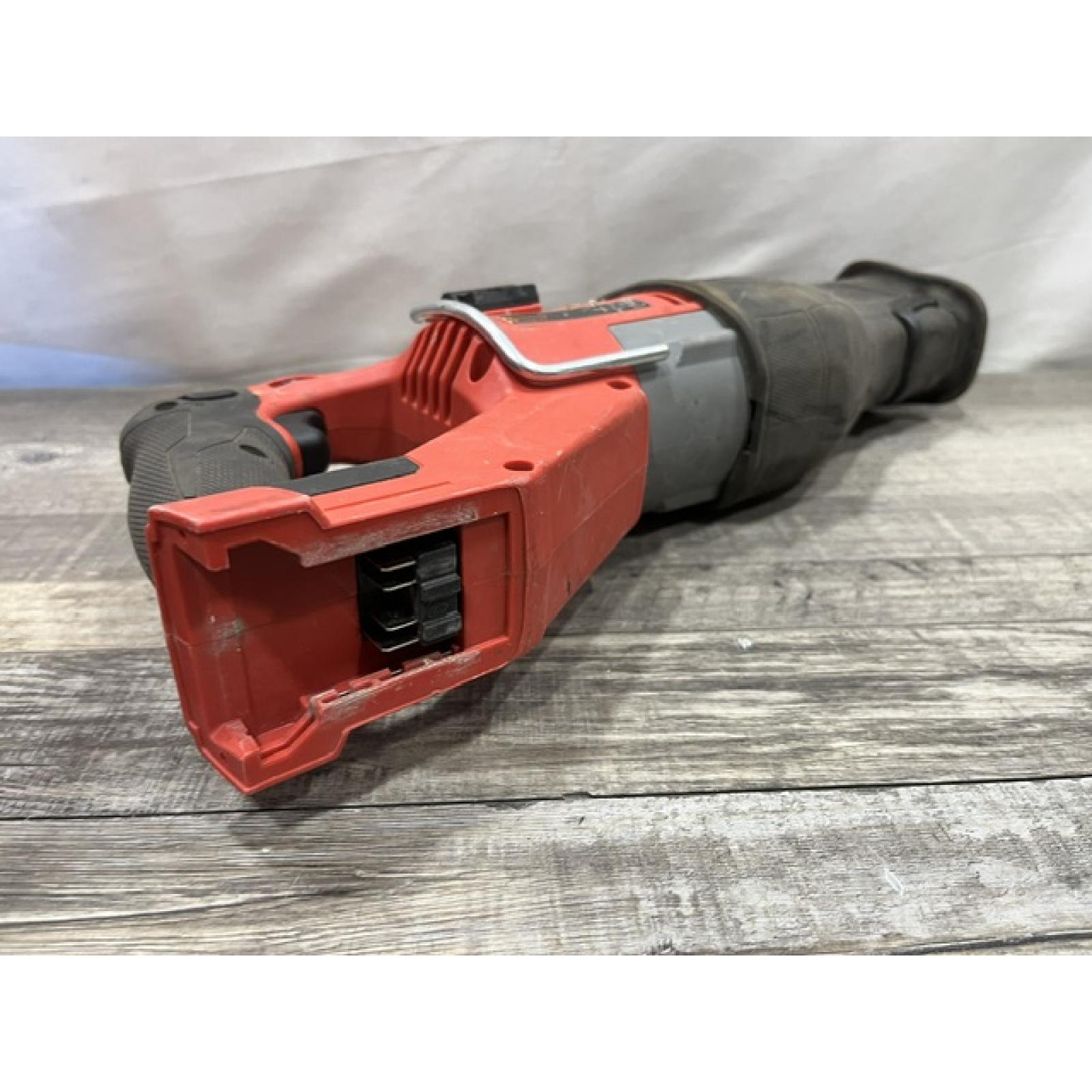 AS-IS Milwaukee FUEL 18V Lithium-Ion Brushless Cordless Super SAWZALL Orbital Reciprocating Saw (Tool-Only)