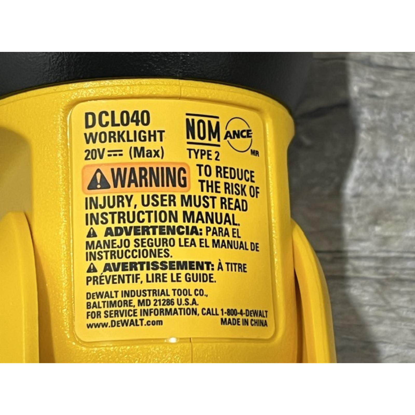 AS-IS Dewalt DCK449E1P1 20V MAX XR Brushless Lithium-Ion 4-Tool Combo Kit with (1) 1.7 Ah and (1) 5 Ah Battery