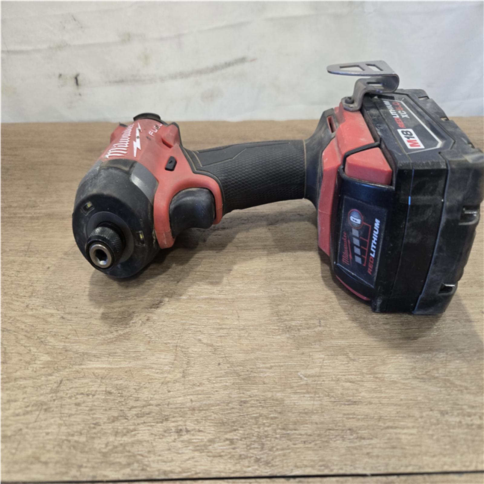 AS-IS Milwaukee FUEL 18V Lithium-Ion Brushless Cordless Hammer Drill and Impact Driver Combo Kit
