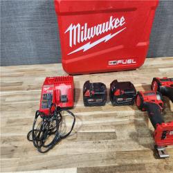 HOUSTON LOCATION - AS - IS Milwaukee 2 Tool Combo Kit W/ (2) Battery & Charger