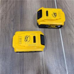 AS-IS DEWALT 20V MAX XR Premium Lithium-Ion 5.0Ah Battery Pack (2 Pack)
