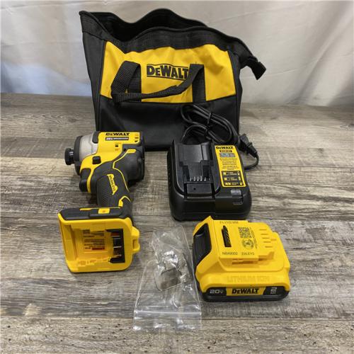 AS-IS DEWALT Atomic 20V Max Lithium-Ion Brushless Cordless Compact 1/4 in. Impact Driver Kit