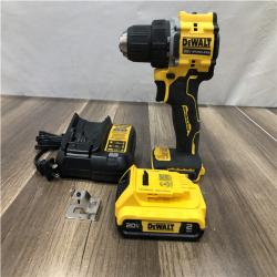 AS-IS DEWALT Atomic 20V Lithium-Ion Cordless Compact 1/2 in. Drill/Driver Kit