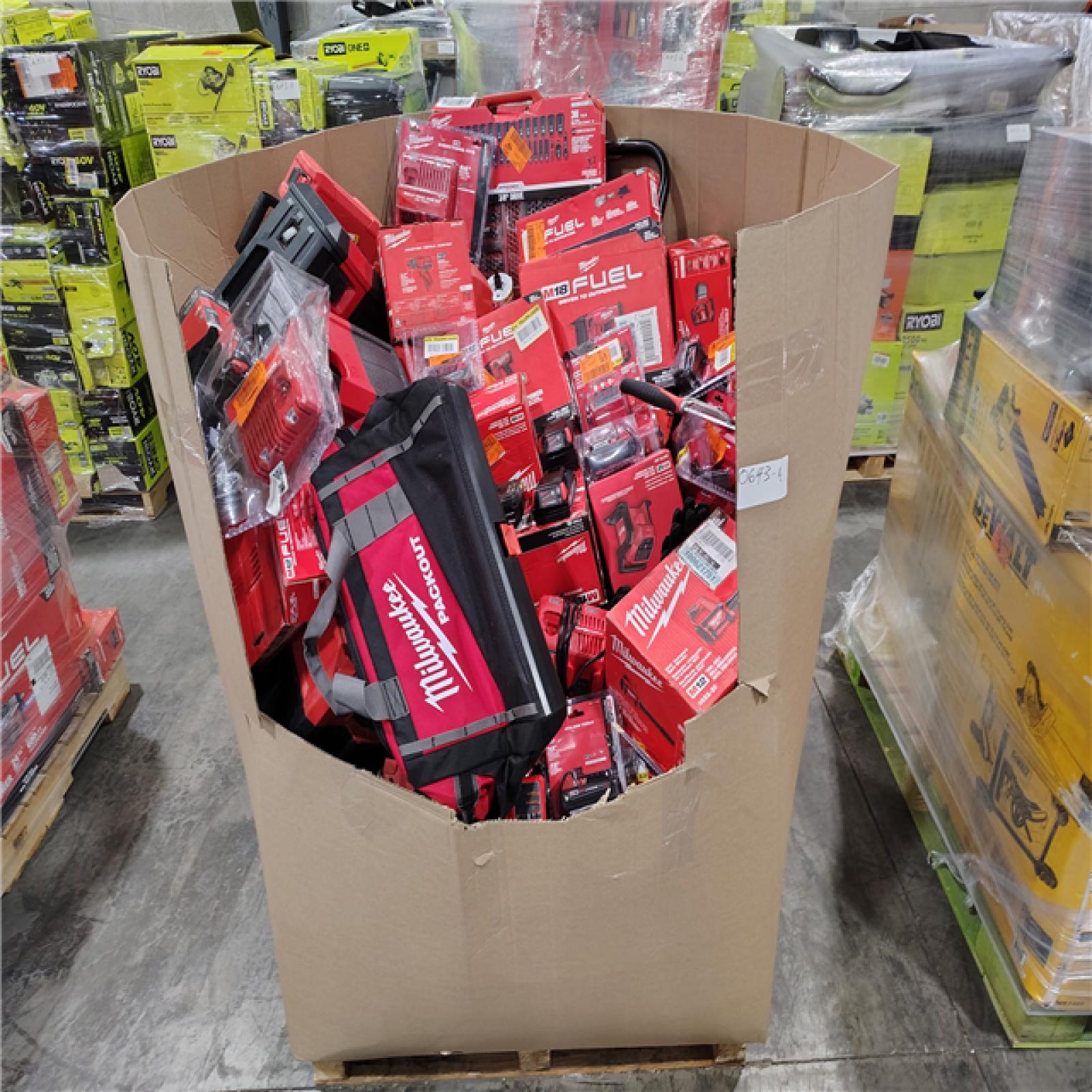 Pittston Location As-Is Power Tools Partial Truckload (14 Pallets) 0643-A