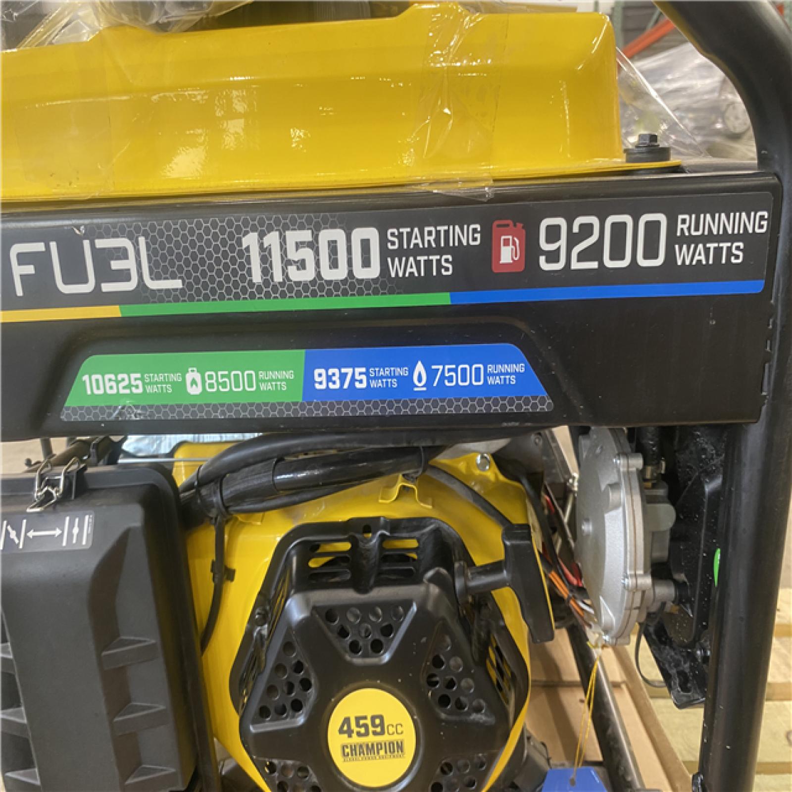 Houston Location - AS-IS Champion TriFuel Generator 11500 Starting Watts 9200 Running Watts