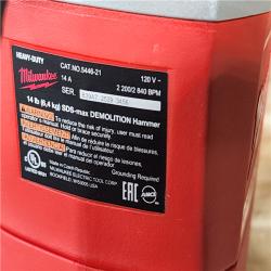 HOUSTON LOCATION - AS-IS Milwaukee SDS-MAX Demolition Hammer