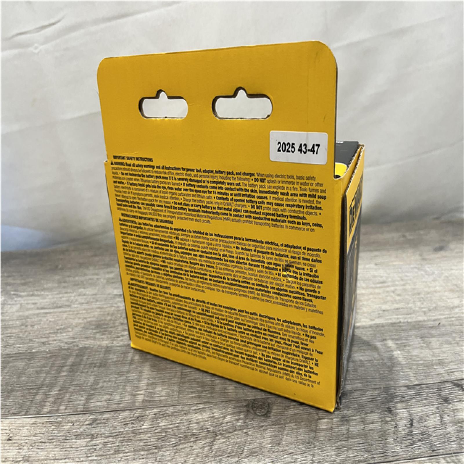 NEW - DEWALT 20V MAX XR POWERSTACK Lithium-Ion Battery Starter Kit with 1.7Ah Battery and Charger