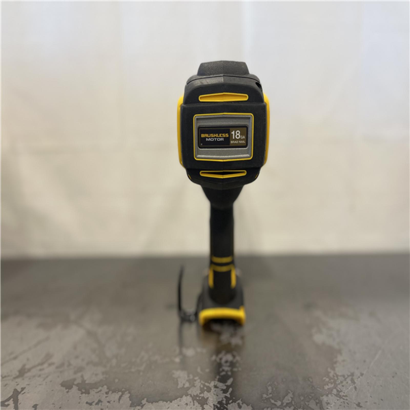 AS-IS- DEWALT 20V MAX XR Lithium-Ion Electric Cordless 18-Gauge Brad Nailer (Tool Only)