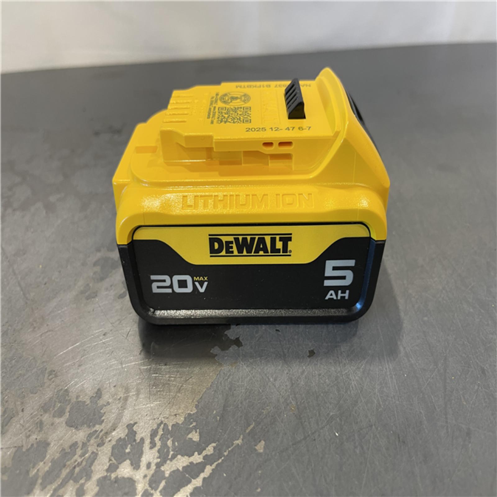 AS-IS - DEWALT 20-Volt Maximum XR 5.0 Ah Battery Pack and Charger