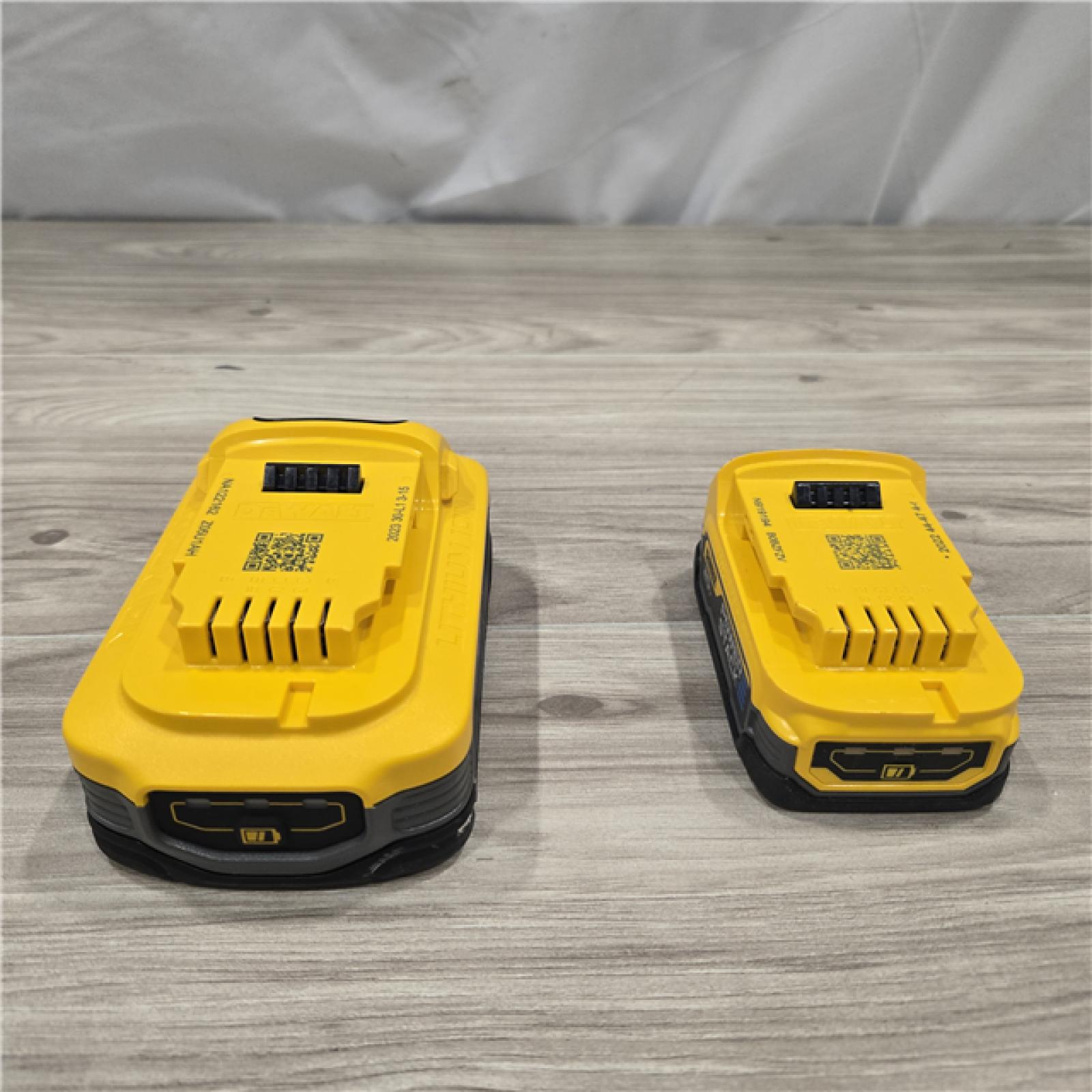 AS-IS DeWalt 20V MAX POWERSTACK DCBP315-2C Lithium-Ion 1.7Ah and 5Ah Battery/Charger Starter Kit