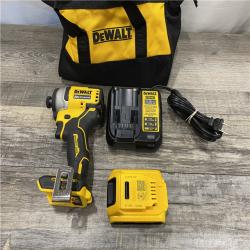 AS-IS DEWALT Atomic 20V Max Lithium-Ion Brushless Cordless Compact 1/4 in. Impact Driver Kit