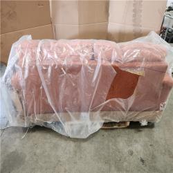 Phoenix Signature DESIGN BY ASHLEY Aviemore 85 in. Orange Solid Polyester Queen Size Sofa Bed