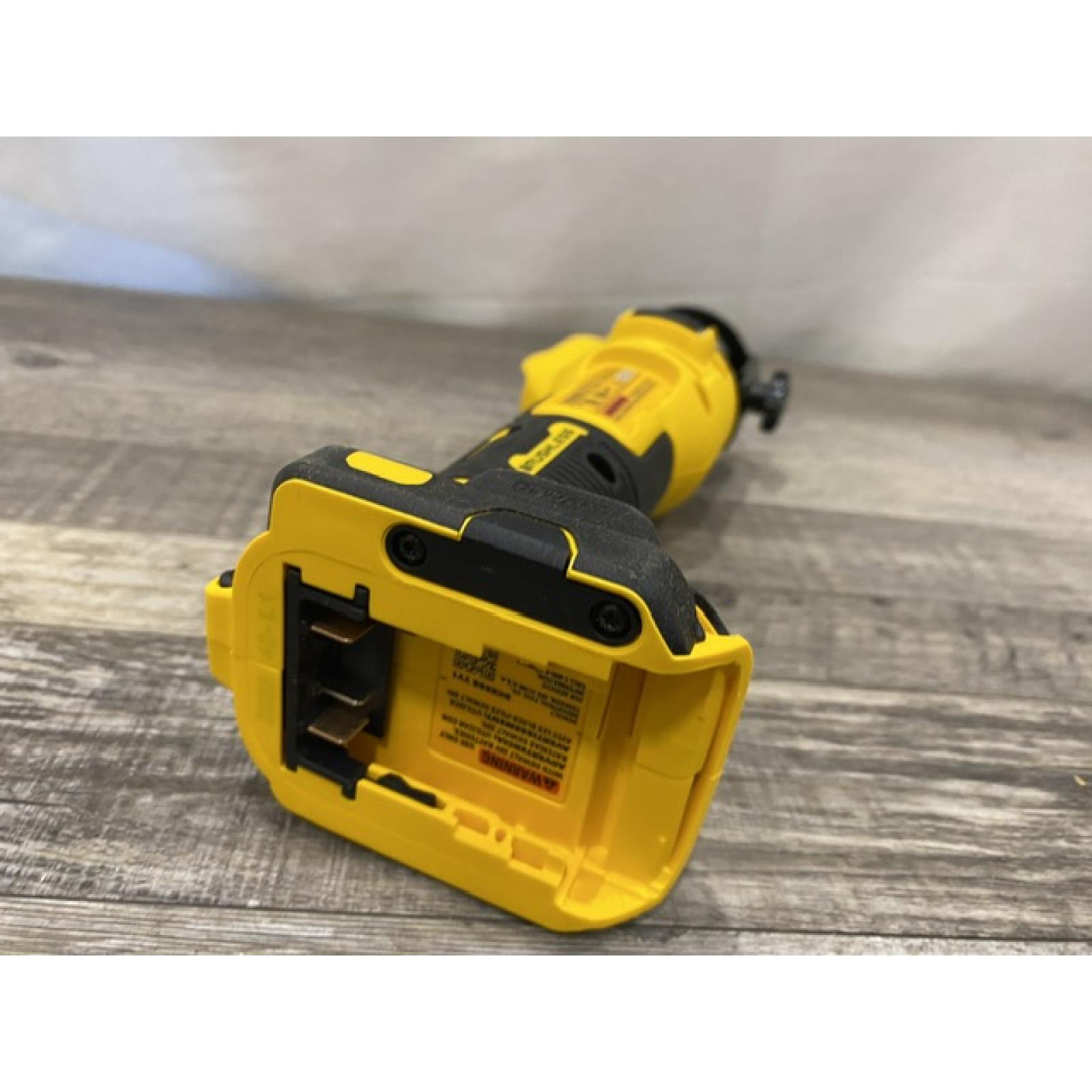 AS-IS DEWALT XR 20V Lithium-Ion Cordless Rotary Drywall Cut-Out Tool (Tool Only)