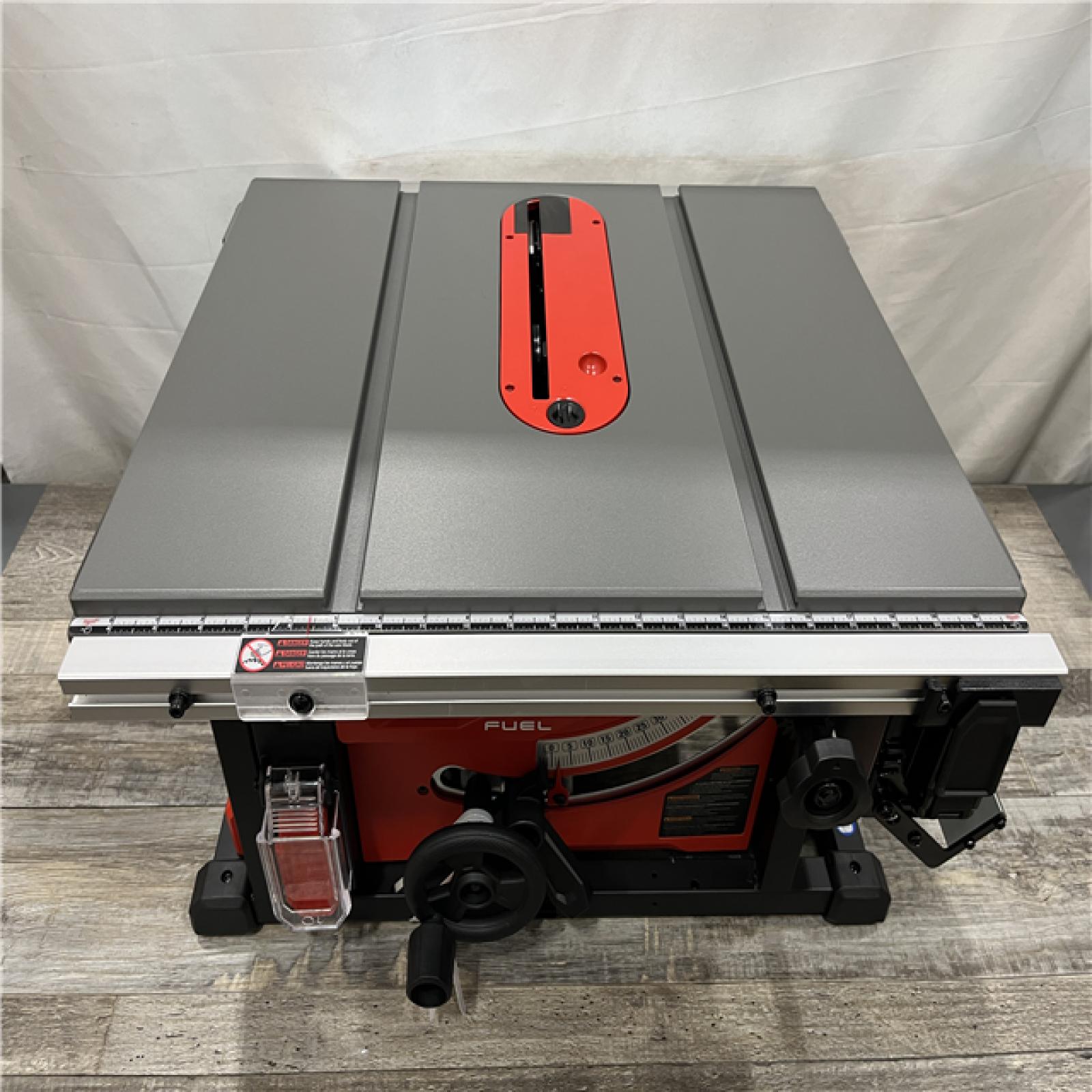 AS-IS Milwaukee FUEL ONE-KEY 18-Volt Lithium-Ion Brushless Cordless 8-1/4 in. Table Saw (Tool-Only)