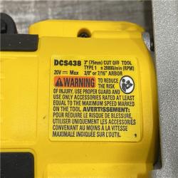 AS-IS DEWALT 20V XR Cordless 3 in. Cut-Off Tool (Tool Only)