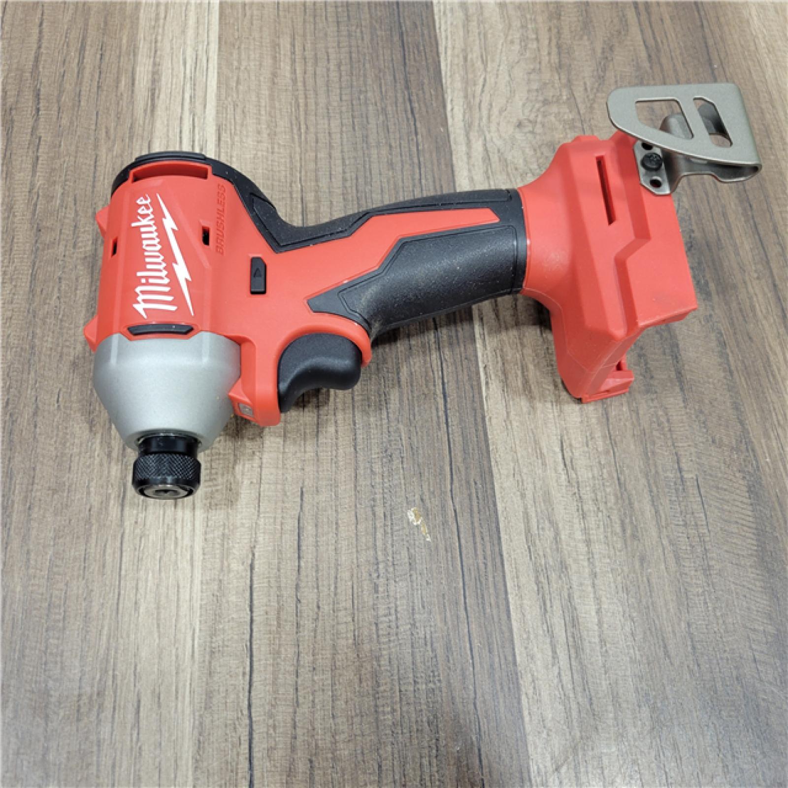 AS-IS Milwaukee M18 Compact Brushless 1/4  Hex Impact Driver Kit