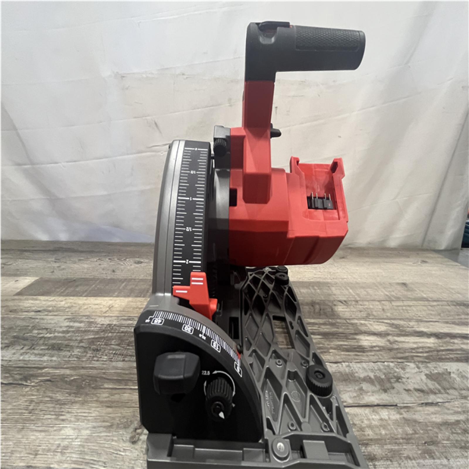 AS-IS Milwaukee FUEL 18V Lithium-Ion Cordless Brushless 6-1/2 in. Plunge Cut Track Saw (Tool-Only)