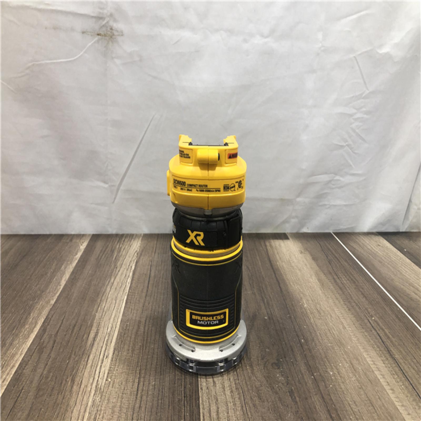 AS-IS DEWALT 20V MAX XR Cordless Brushless Fixed Base Compact Router (Tool Only)