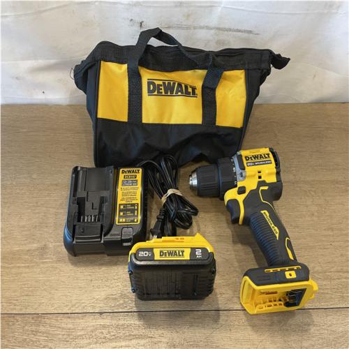 AS-IS DEWALT Atomic 20V Lithium-Ion Cordless Compact 1/2 in. Drill/Driver Kit