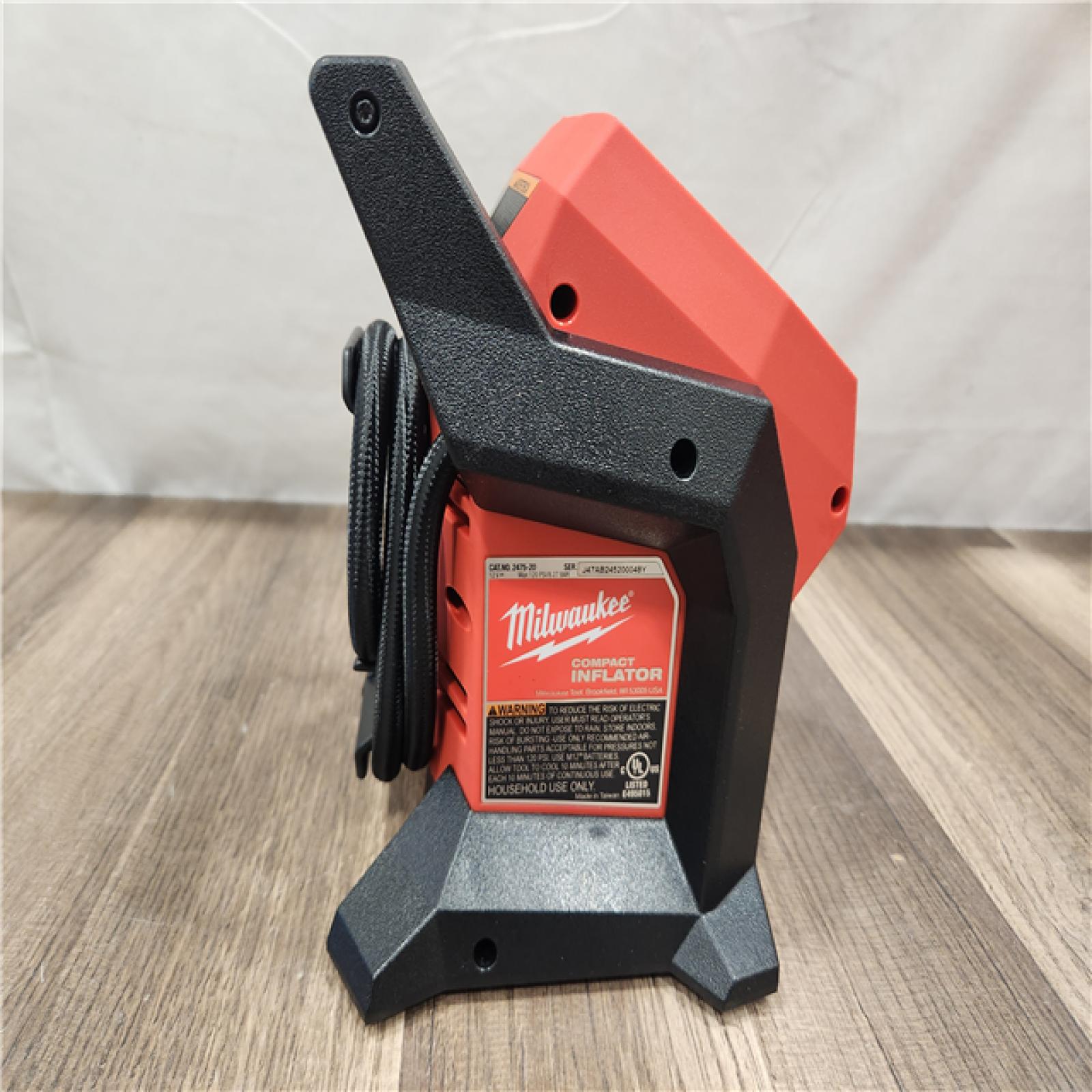 AS-IS- Milwaukee M12 Compact Inflator (Tool Only)
