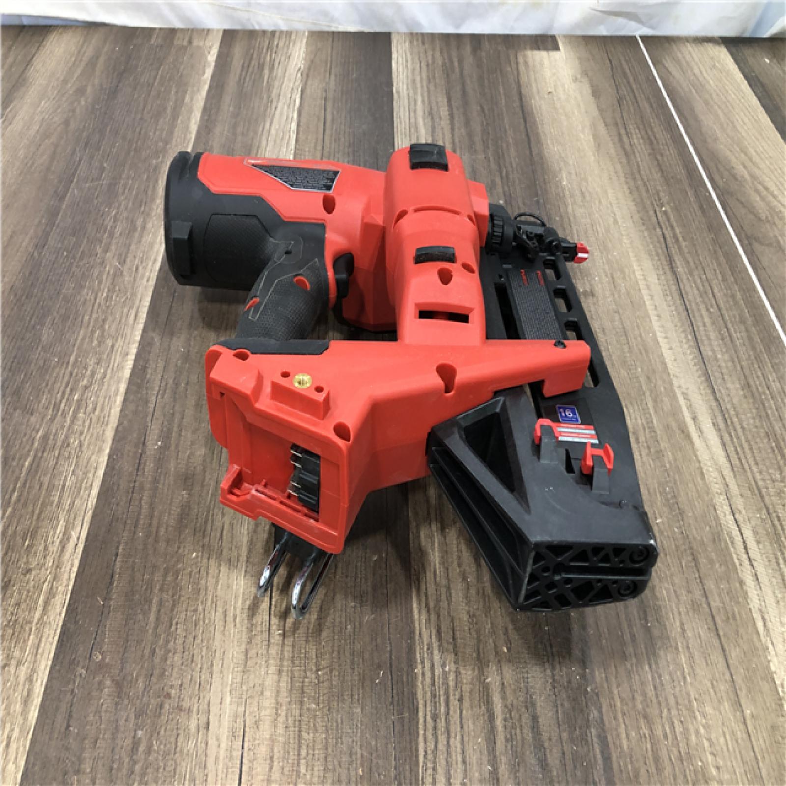 AS-IS Milwaukee FUEL 18-Volt Lithium-Ion Brushless Cordless Gen ll 16-Gauge Straight Finish Nailer (Tool Only)
