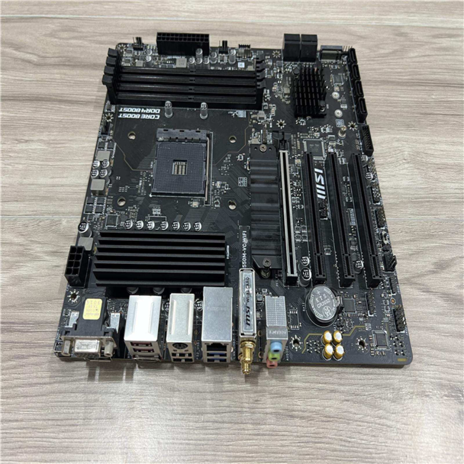 AS-IS MSI PRO B550M-VC WIFI AM4 M-ATX Motherboard