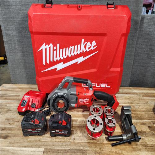 Houston Location AS-IS Milwaukee 2870-22 M18 18V FUEL Cordless Compact Pipe Threader W/ ONE KEY Kit