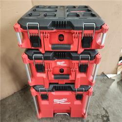 Phoenix NEW Milwaukee PACKOUT 22 in. Rolling Tool Box  22 in. Large Tool Box and 22 in. Medium Tool Box ProSystem Low Profile Handle