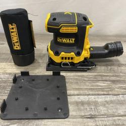 AS-IS DEWALT 20V MAX XR Cordless Brushless 1/4 Sheet Variable Speed Sander (Tool Only)