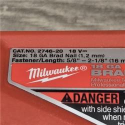 AS-IS Milwaukee M18 FUEL 18 Gauge Brad Nailer (TOOL ONLY)