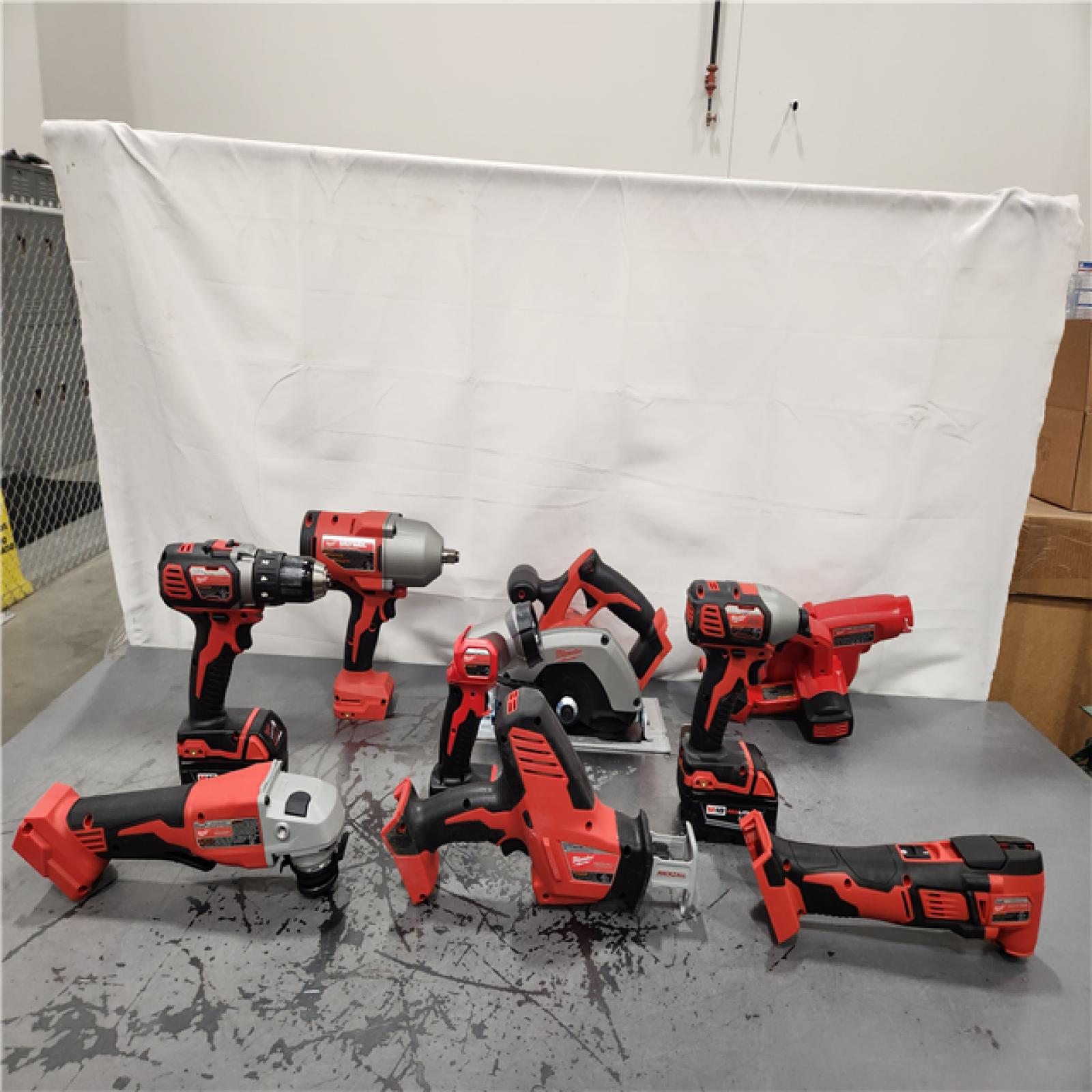 AS-IS- Milwaukee 18-Volt Lithium-Ion Cordless (9-Tool) Combo Kit