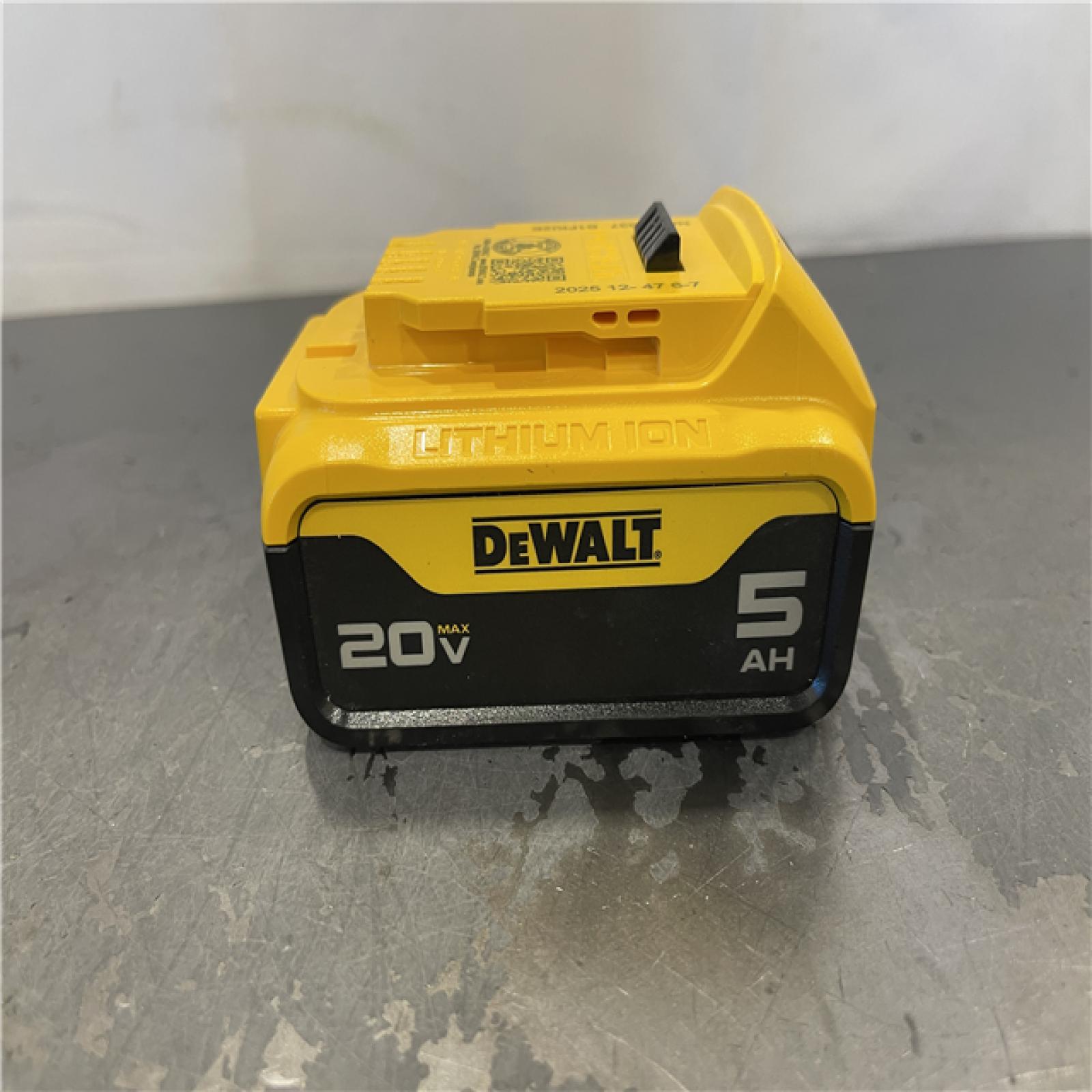 AS-IS - DEWALT 20-Volt Maximum XR 5.0 Ah Battery Pack and Charger