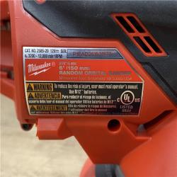AS-IS Milwaukee FUEL 12V Lithium-Ion Brushless Cordless 6 in. Random Orbital Sander (3/16 in. Orbit) Tool-Only