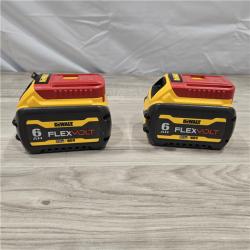 LIKE NEW! - DEWALT FLEXVOLT 20V/60V MAX 6.0Ah Battery Pack (2-Pack)