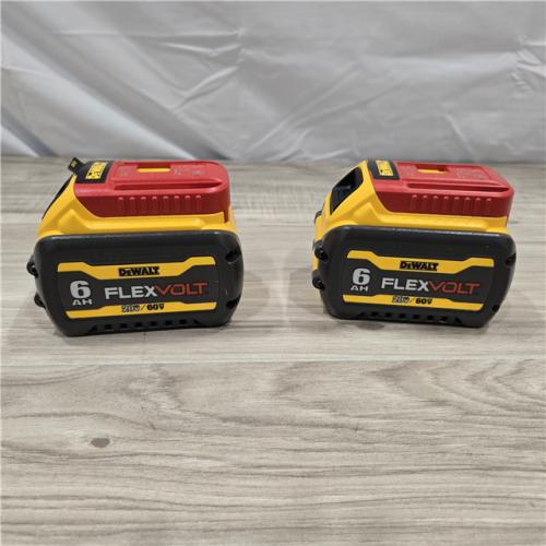 LIKE NEW! - DEWALT FLEXVOLT 20V/60V MAX 6.0Ah Battery Pack (2-Pack)