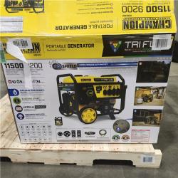 Dallas Location - As-Is Champion Power Equipment 11 500/9 200-Watt Gasoline Portable Generator
