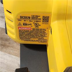 HOUSTON LOCATION - AS-IS DeWALT Flexvolt Max 7-1/4  60V Brushless Circular Saw (Tool Only)