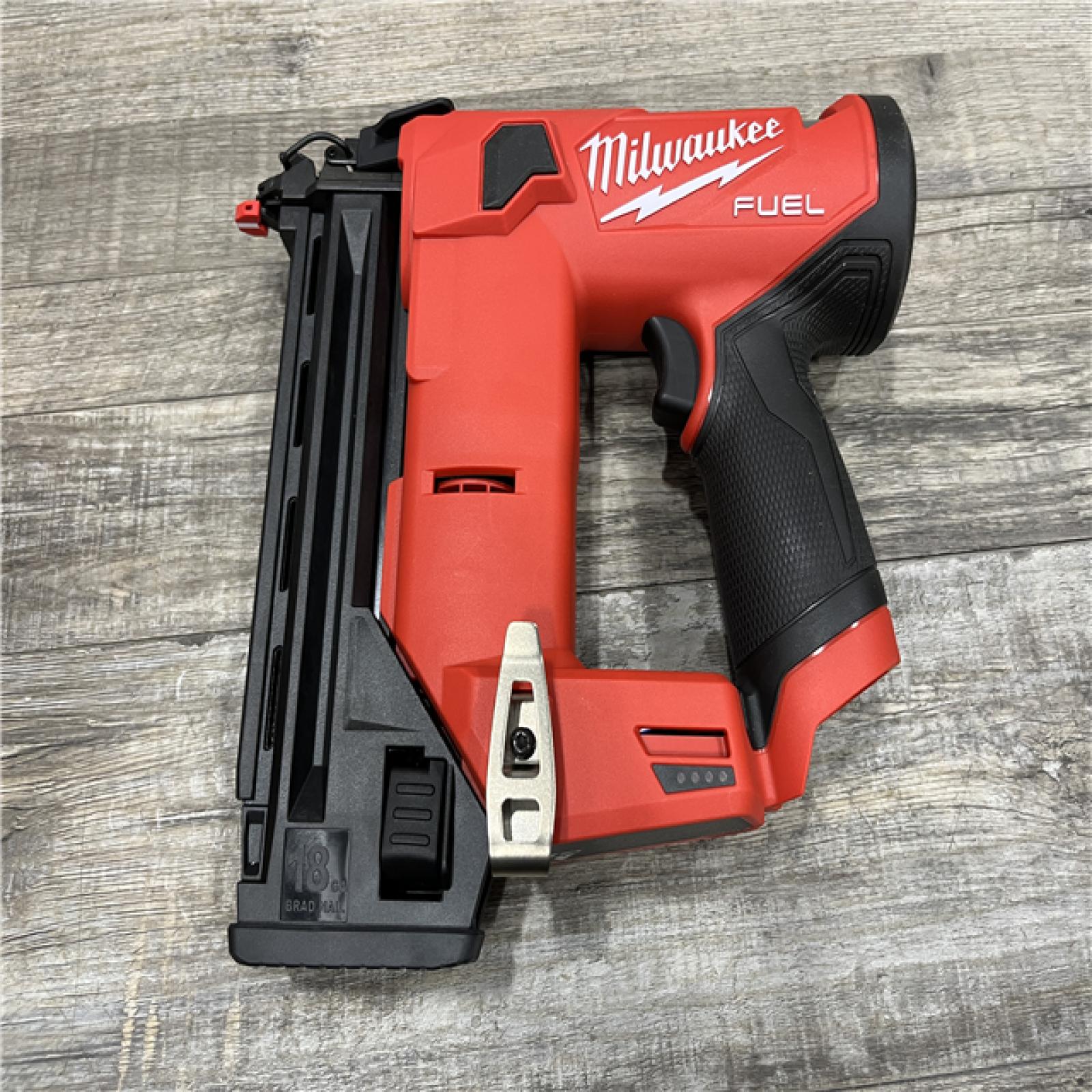 AS-IS Milwaukee FUEL 12-Volt Lithium-Ion Brushless Cordless 18-Gauge 1-1/2 in. Compact Brad Nailer (Tool-Only)
