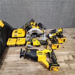 HOUSTON LOCATION - AS-IS DEWALT 5 TOOL COMBO KIT