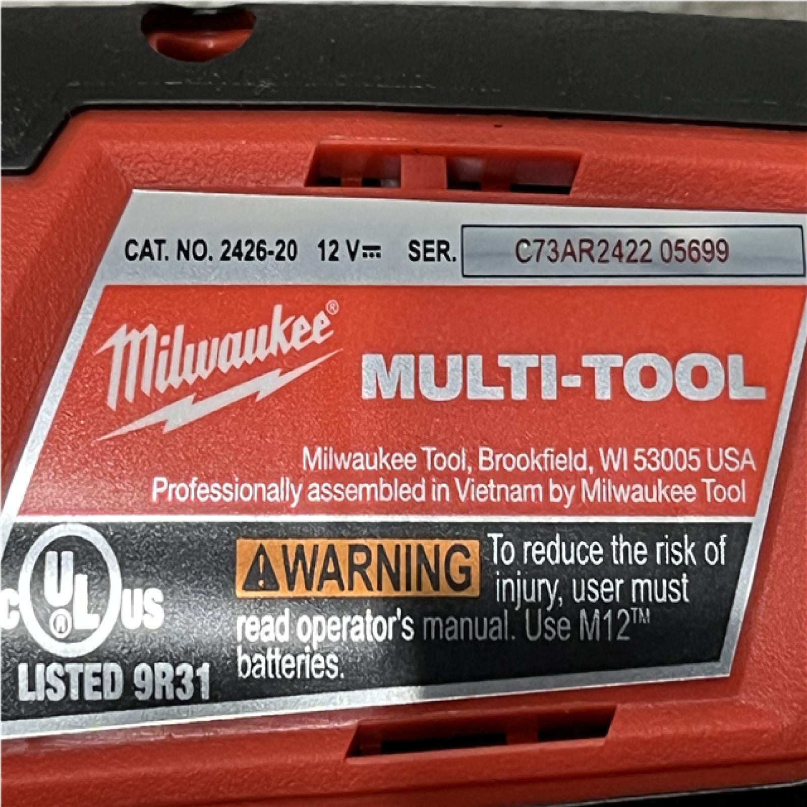 AS-IS Milwaukee 12V Lithium-Ion Cordless Oscillating Multi-Tool (Tool-Only)