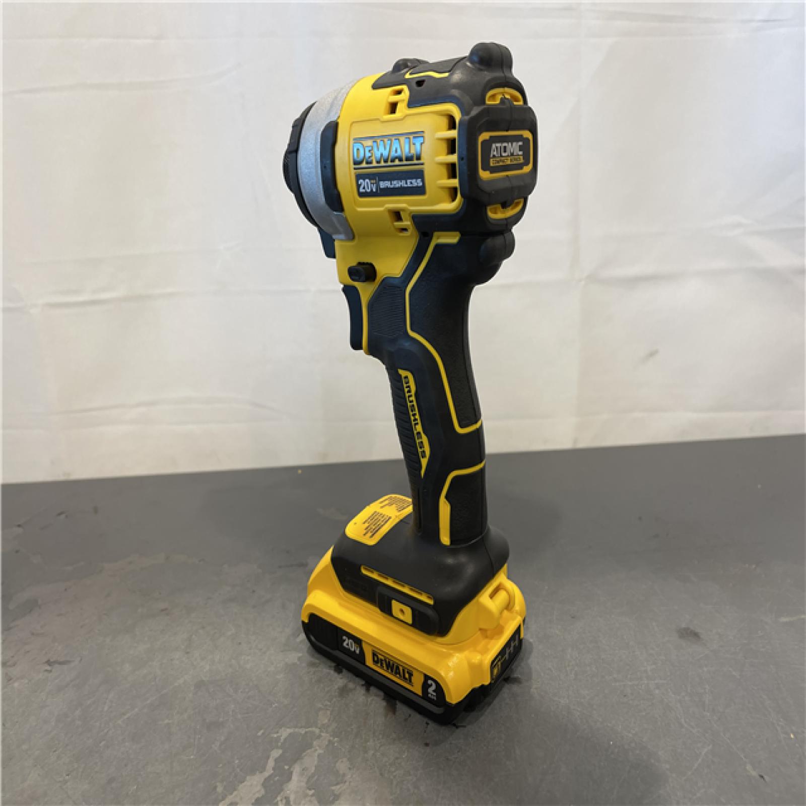 AS-IS - DeWALT ATOMIC 20V Max Lithium-Ion Brushless Cordless Compact 1/4 in. Impact Driver Kit