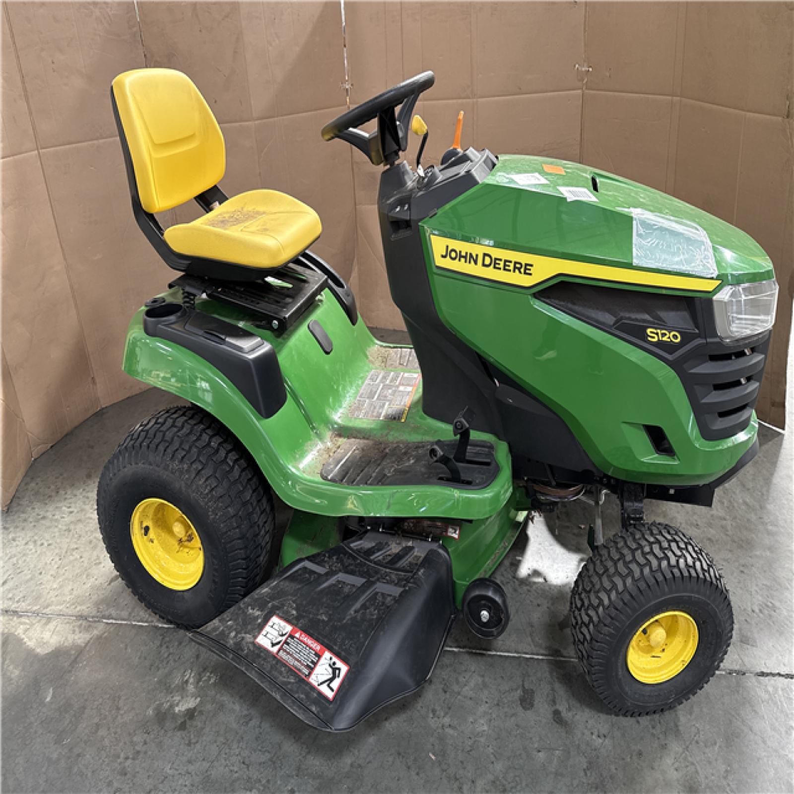 California AS-IS John Deere S120 Riding Mower