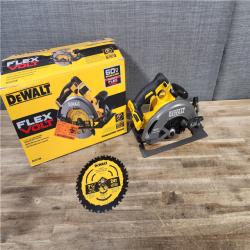 HOUSTON LOCATION - AS-IS (APPEARS LIKE NEW) DeWALT Flexvolt Max 7-1/4  60V Brushless Circular Saw DCS578B (Bare Tool)
