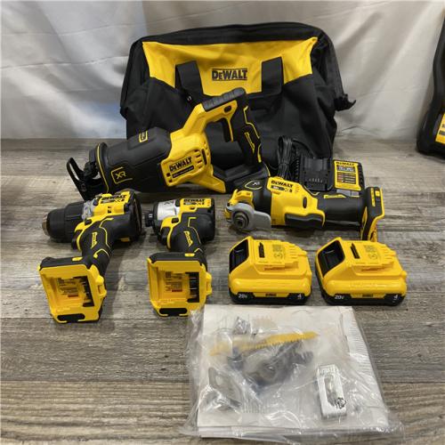 AS-IS DEWALT 20-Volt Maximum Lithium-Ion Cordless 4-Tool Combo Kit