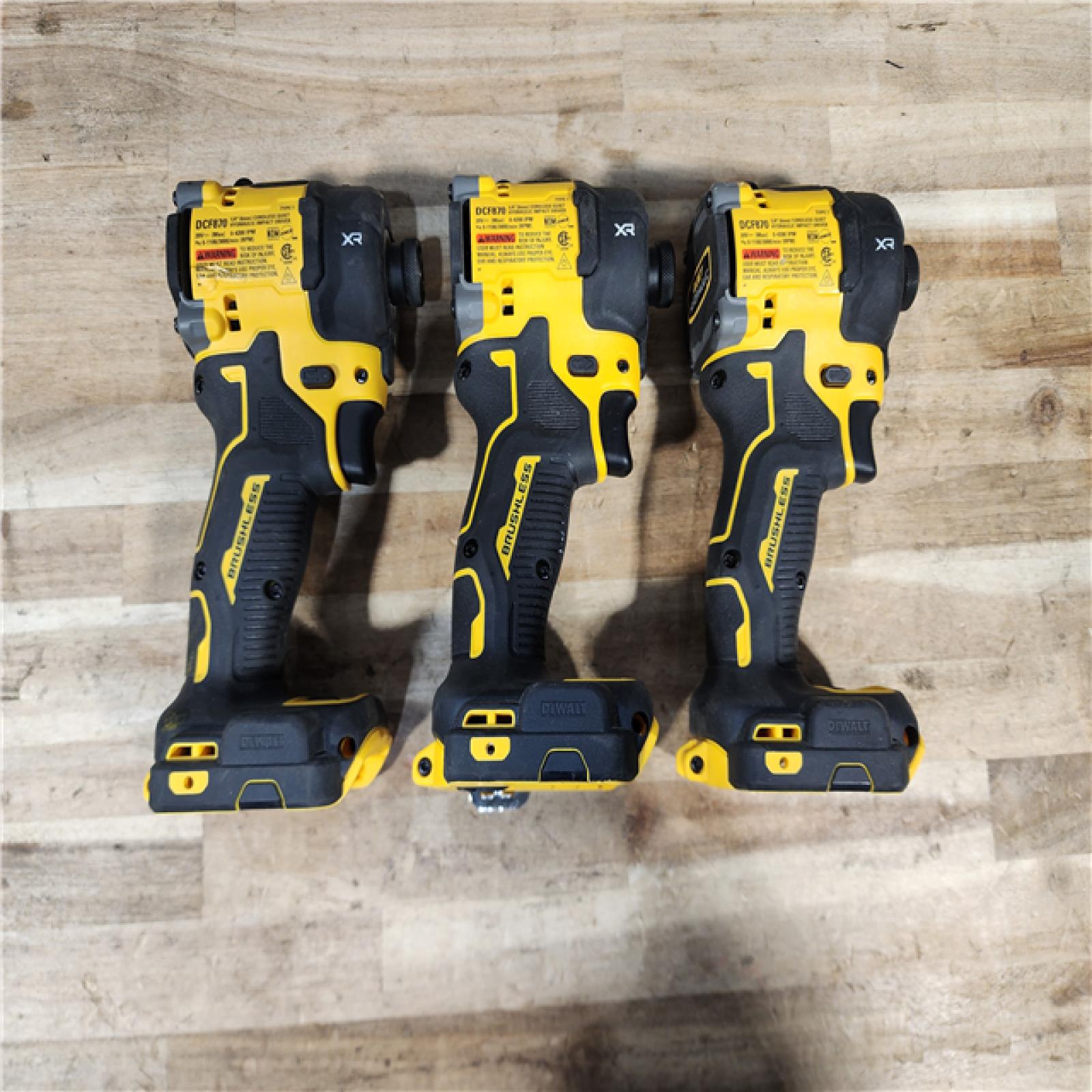 HOUSTON LOCATION - AS-IS DEWALT 3 TOOL COMBO
