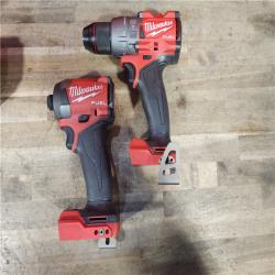 HOUSTON LOCATION - AS-IS MILWAUKEE FUEL 18V Lithium-Ion Brushless Cordless Hammer Drill and Impact Driver Combo Kit