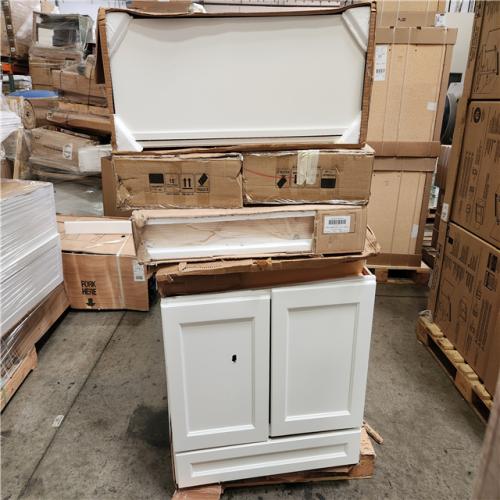 Phoenix AS-IS Mixed White Home Cabinets Pallet (8 Cabinets)