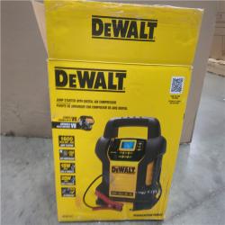 CALIFORNIA LIKE NEW DEWALT JUMP STARTER W/ DIGITAL AIR COMPRESSOR