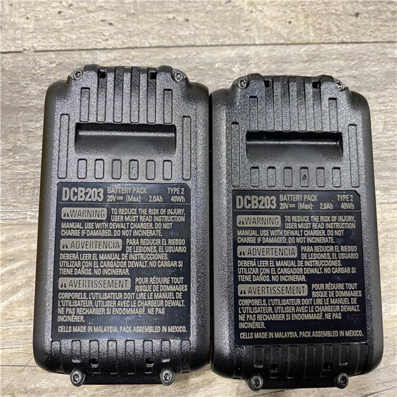 AS-IS DEWALT ATOMIC 20-Volt MAX Lithium-Ion Cordless Combo Kit